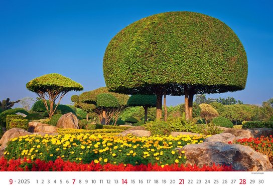 Gardens 2025 - nástěnný kalendář