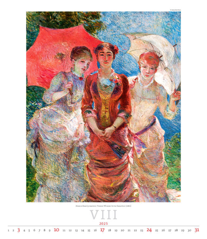Impressionism 2025 - nástěnný kalendář