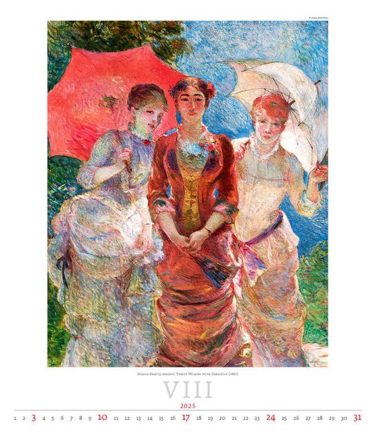 Impressionism 2025 - nástěnný kalendář