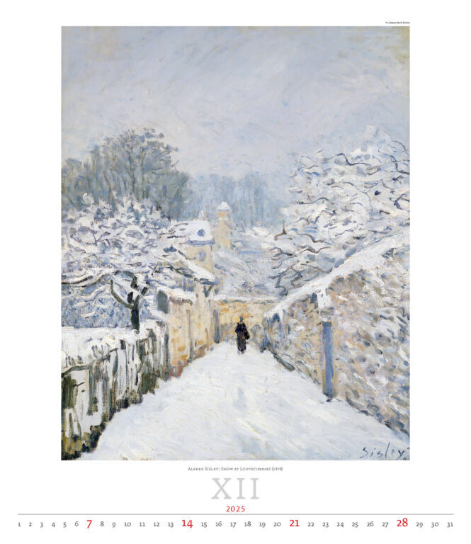 Impressionism 2025 - nástěnný kalendář