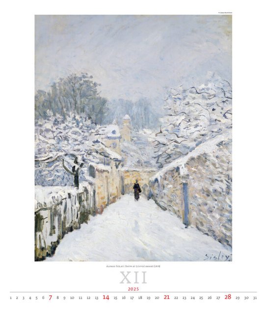 Impressionism 2025 - nástěnný kalendář