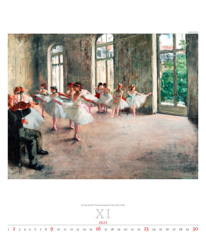 Impressionism 2025 - nástěnný kalendář