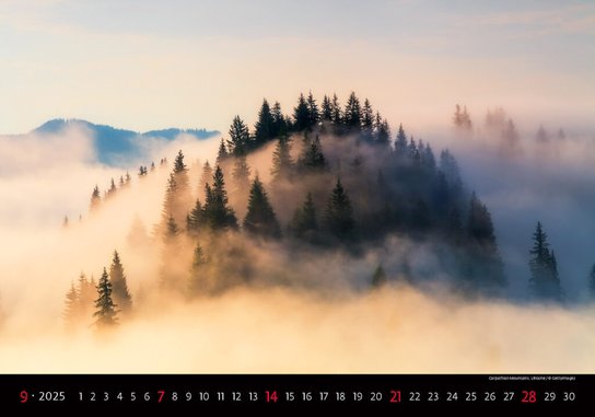 Landscapes 2025 - nástěnný kalendář