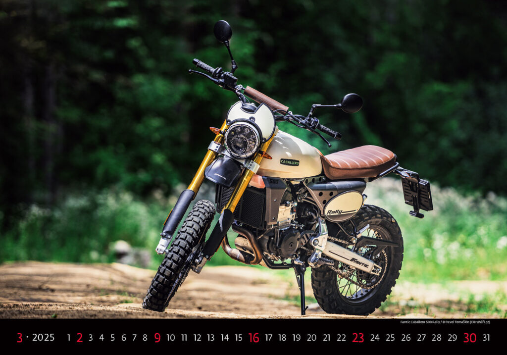 Motorbikes 2025 - nástěnný kalendář