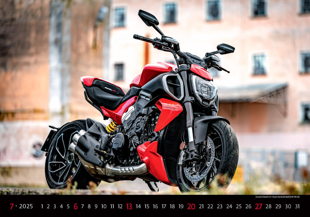 Motorbikes 2025 - nástěnný kalendář