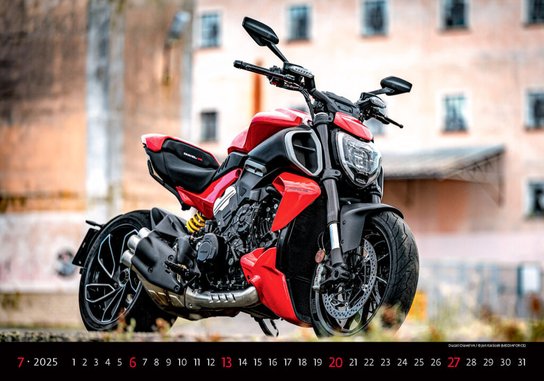 Motorbikes 2025 - nástěnný kalendář