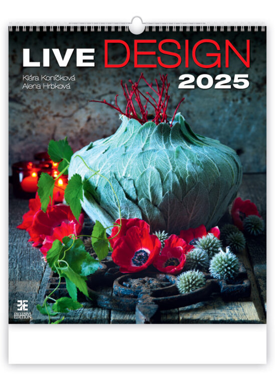Live Design 2025 - nástěnný kalendář