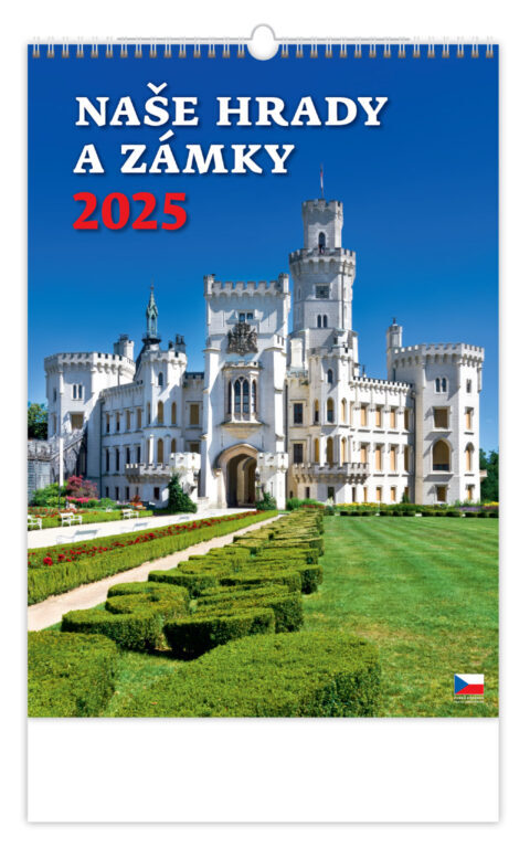 Naše hrady a zámky 2025 - nástěnný kalendář