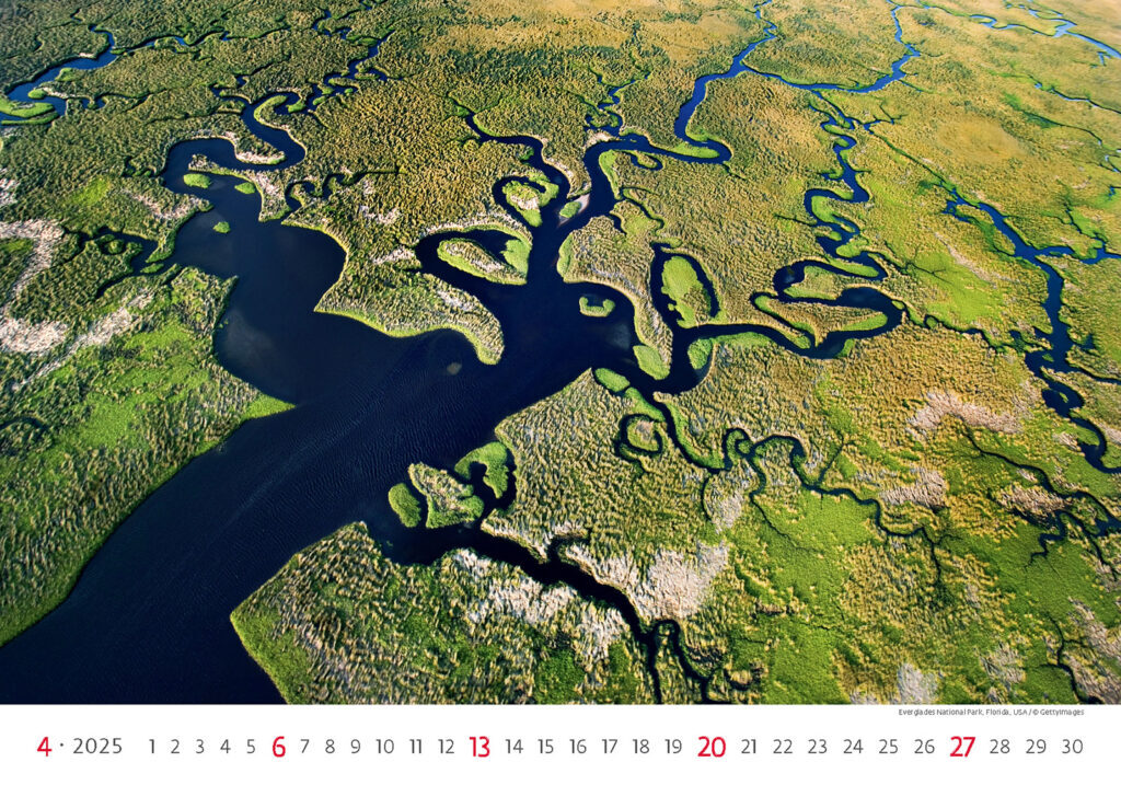 National Parks 2025 - nástěnný kalendář
