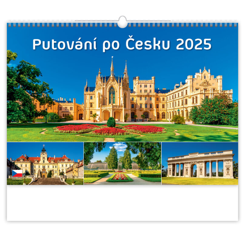 Putování po Česku 2025 - nástěnný kalendář