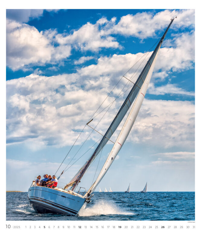 Sailing 2025 - nástěnný kalendář