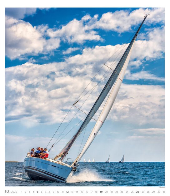Sailing 2025 - nástěnný kalendář