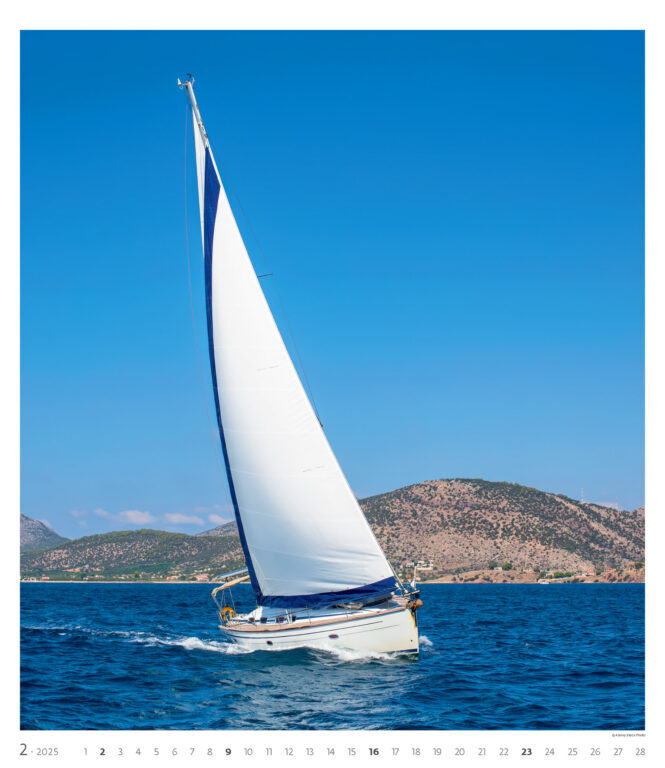 Sailing 2025 - nástěnný kalendář