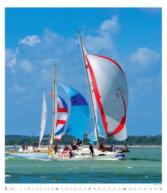 Sailing 2025 - nástěnný kalendář