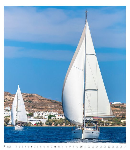 Sailing 2025 - nástěnný kalendář