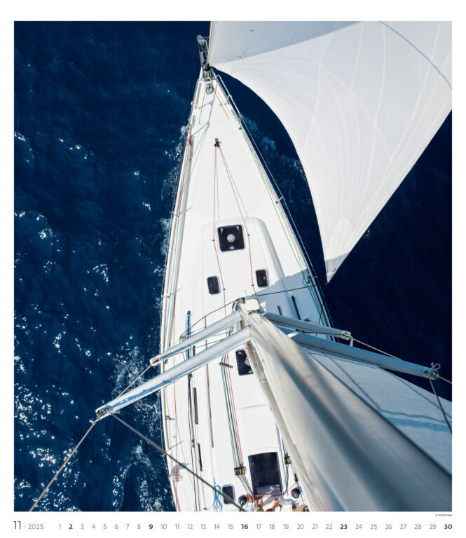 Sailing 2025 - nástěnný kalendář