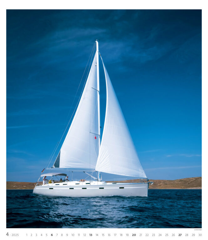 Sailing 2025 - nástěnný kalendář