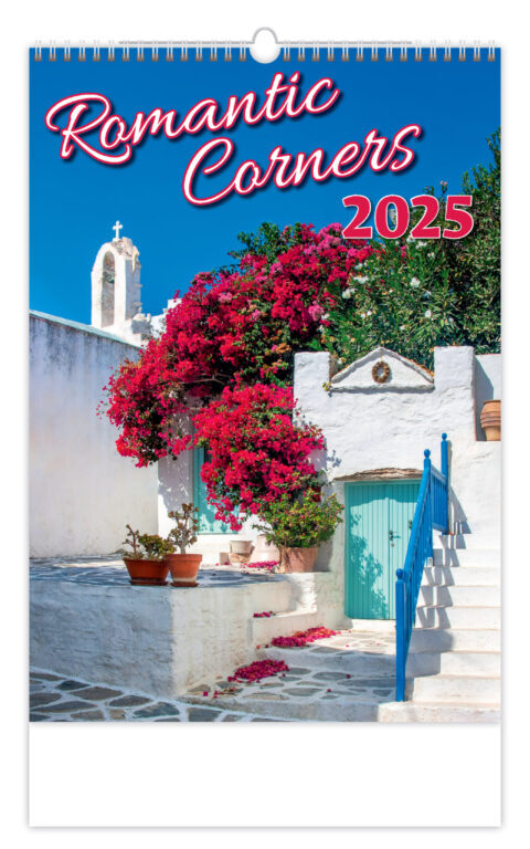 Romantic Corners 2025 - nástěnný kalendář