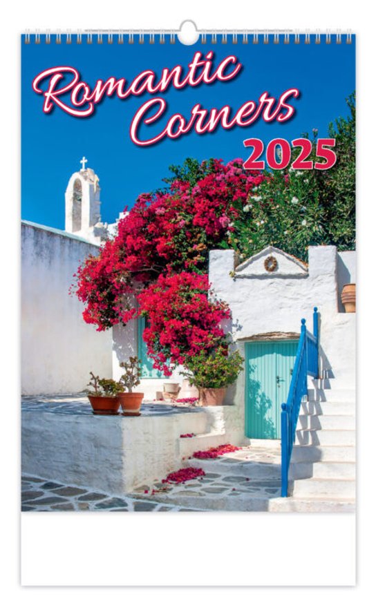 Romantic Corners 2025 - nástěnný kalendář
