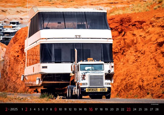 Trucks in Action 2025 - nástěnný kalendář