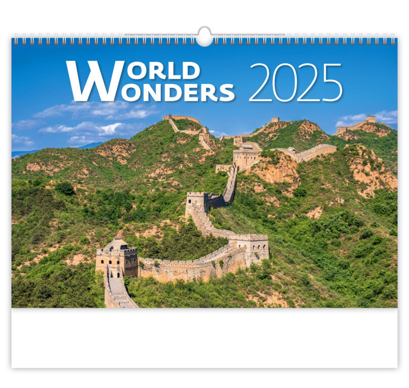 World Wonders 2025 - nástěnný kalendář