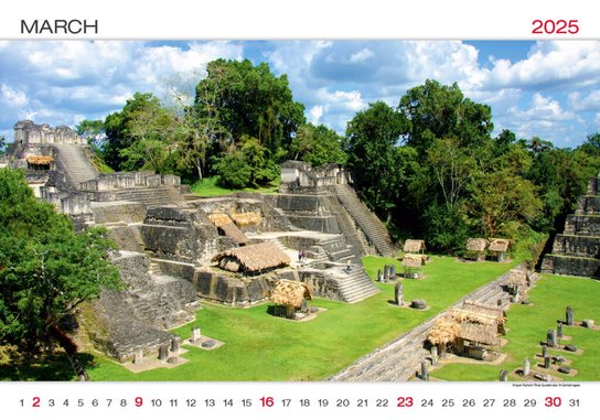 World Wonders 2025 - nástěnný kalendář