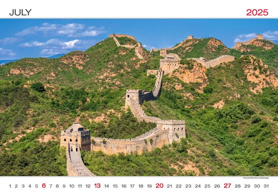 World Wonders 2025 - nástěnný kalendář