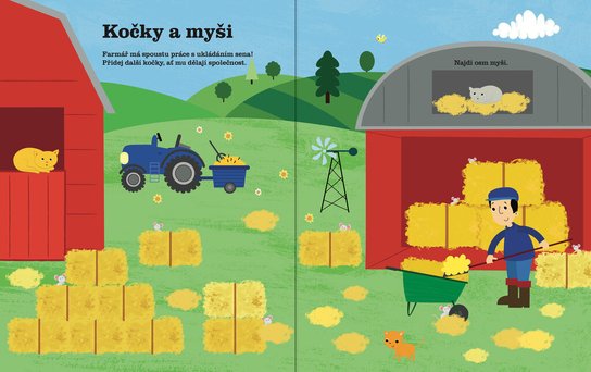 Rušná farma 2000 samolepek