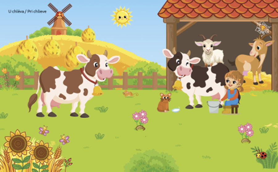 Nalepuj ZAS a ZAS na farmě/na farme