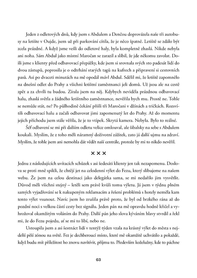 Z deníčku delegátky cestovní kanceláře