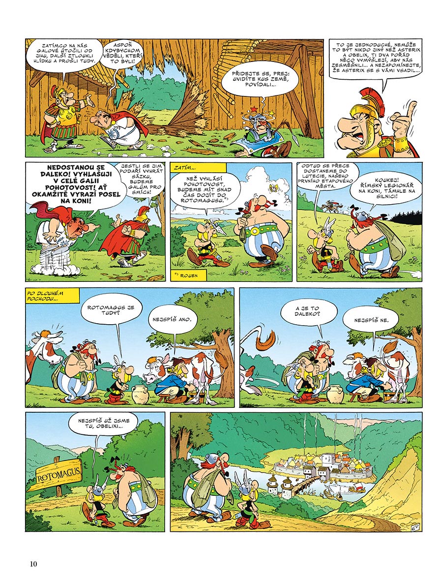 Asterix 5 - Asterix a cesta kolem Galie