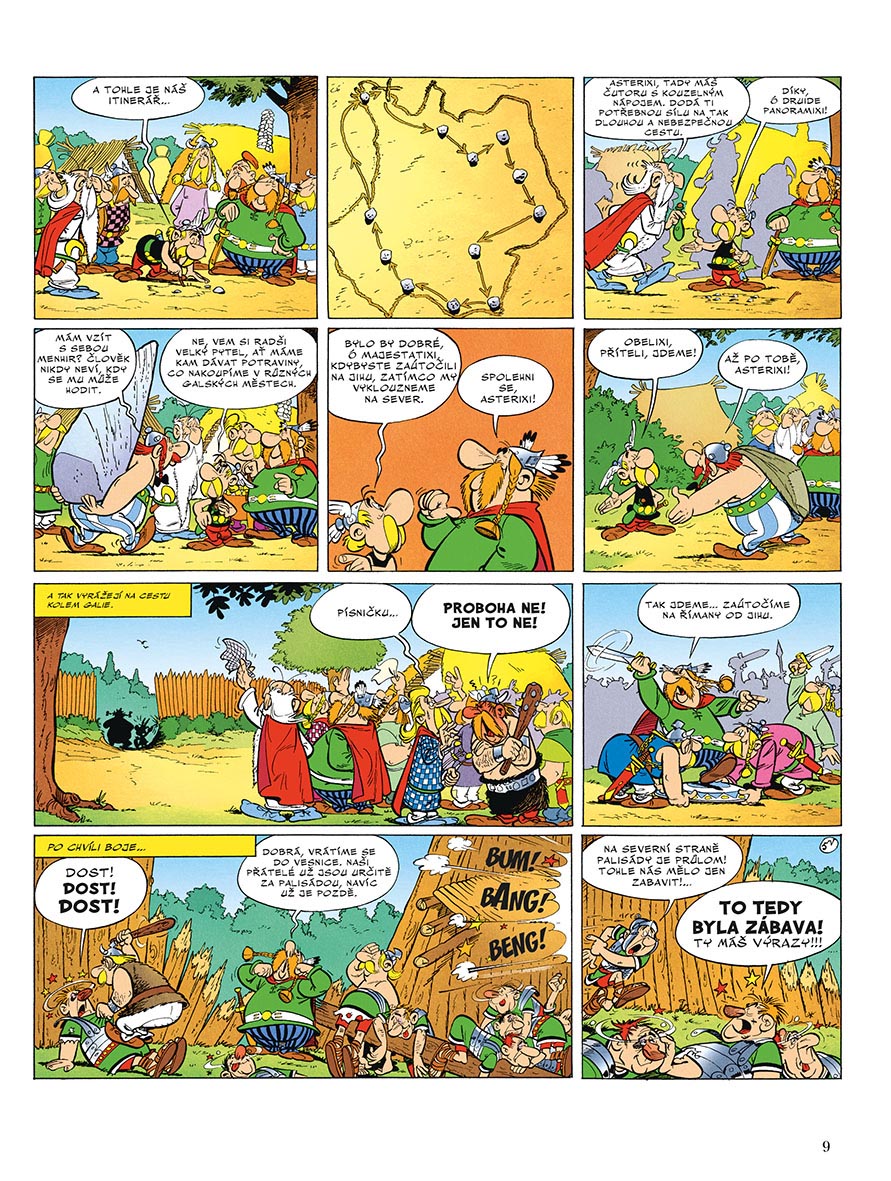 Asterix 5 - Asterix a cesta kolem Galie
