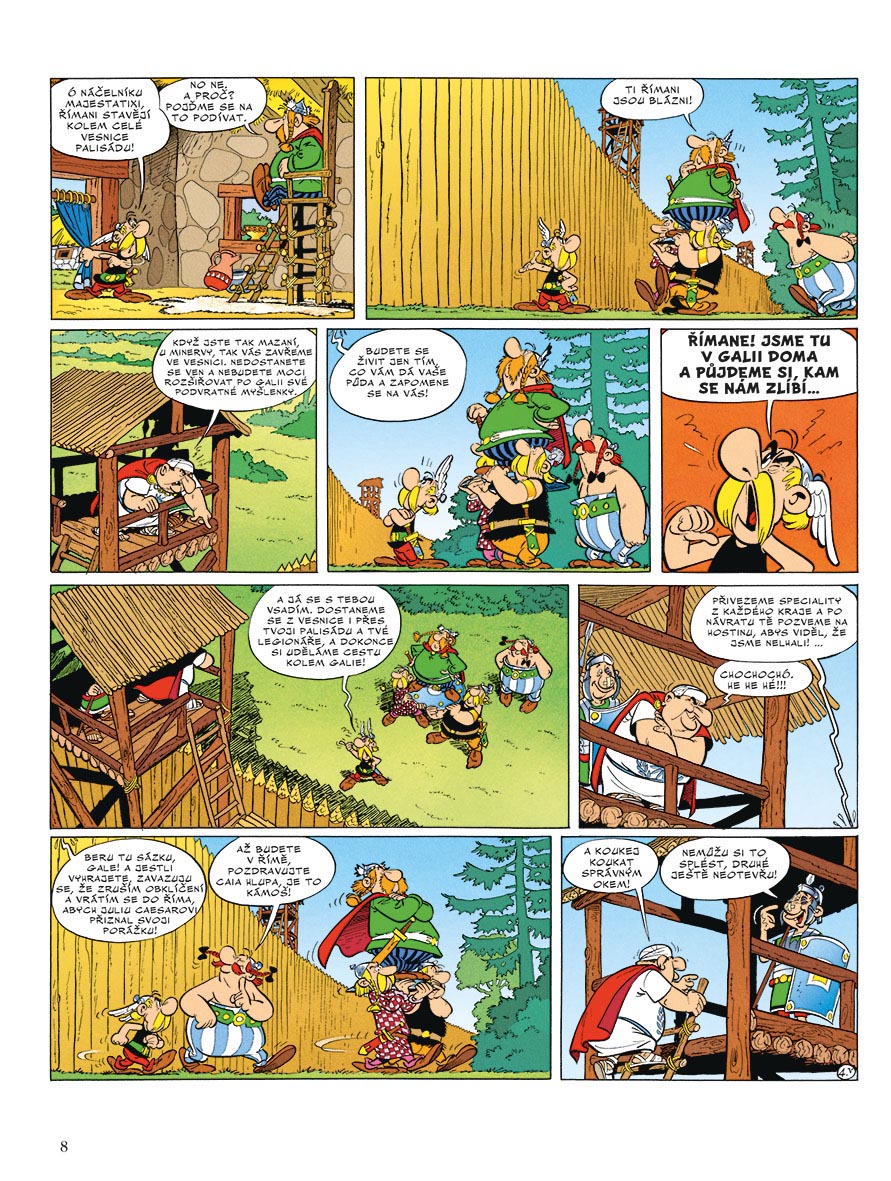 Asterix 5 - Asterix a cesta kolem Galie