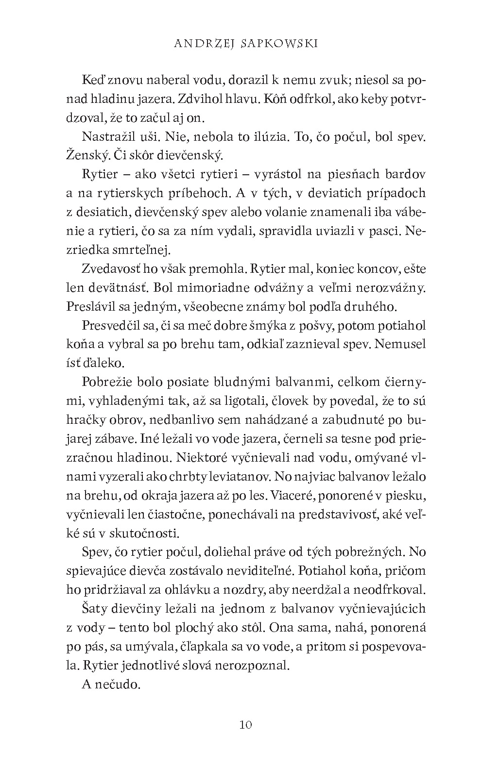 Zaklínač VII Pani Jazera