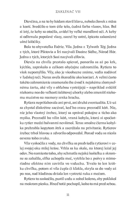Zaklínač VII Pani Jazera