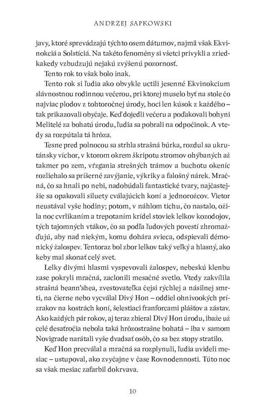 Zaklínač VI Veža lastovičky