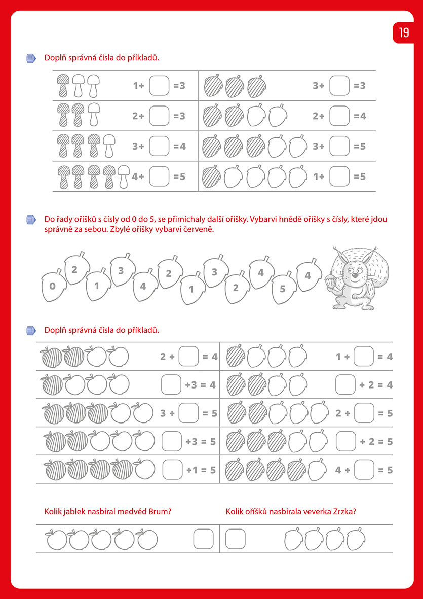 Pracovní sešit pro prvňáky - matematika