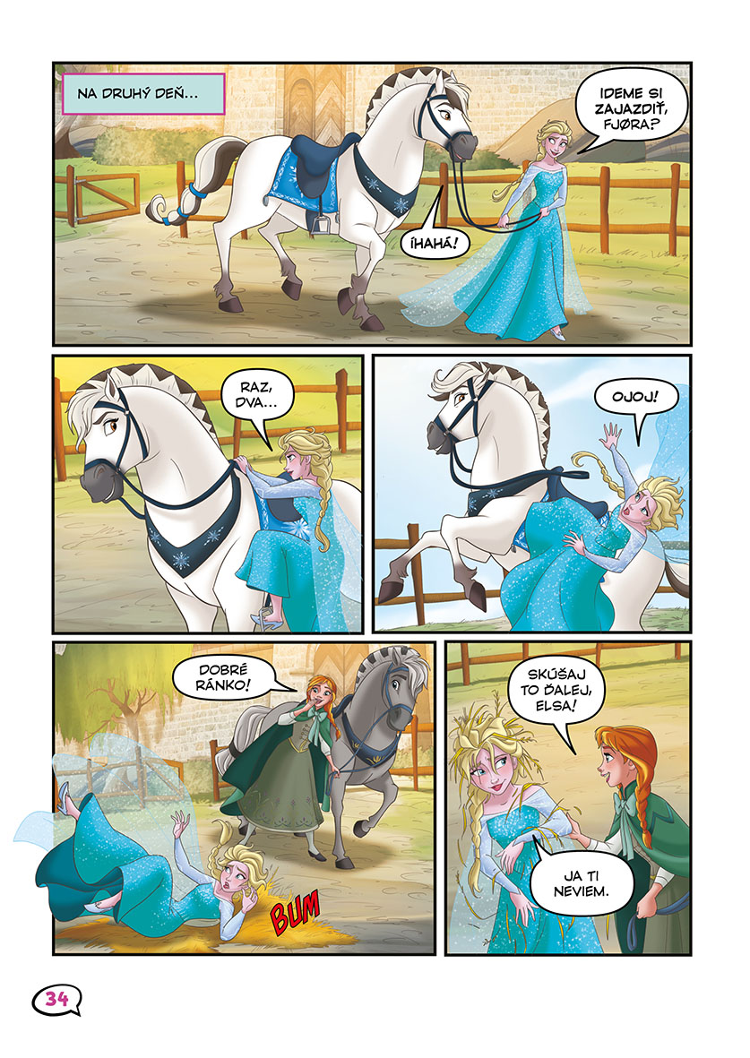 Ľadové kráľovstvo - Príbehy o koňoch: Môj prvý komiks