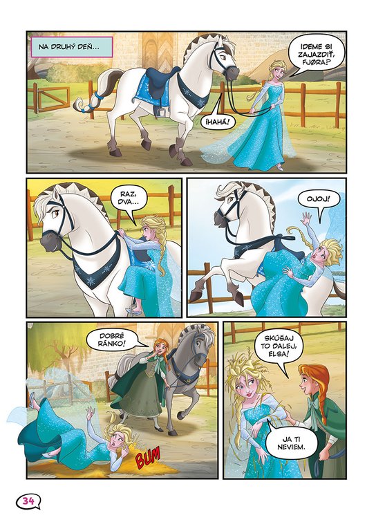Ľadové kráľovstvo - Príbehy o koňoch: Môj prvý komiks