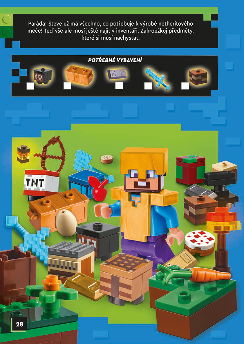 LEGO® Minecraft®. Výprava za netheritovým mečem