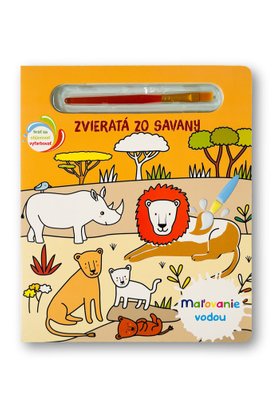 Maľovanie vodou Zvieratá zo savany