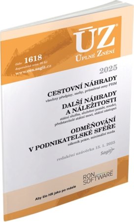 ÚZ 1618 Cestovní náhrady