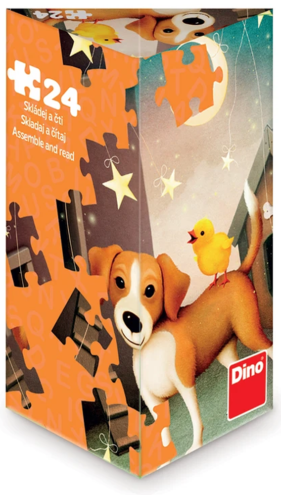 Puzzle 24 triangl Ztracené kuřátko