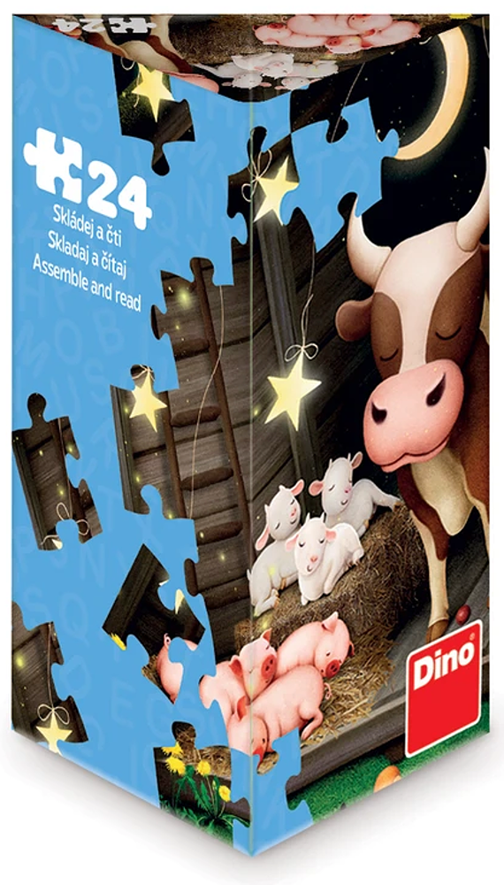 Puzzle 24 triangl Zvířátka na farmě