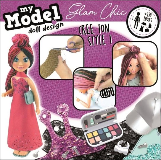 Kreativní sada My Model Doll Design Glam Chic