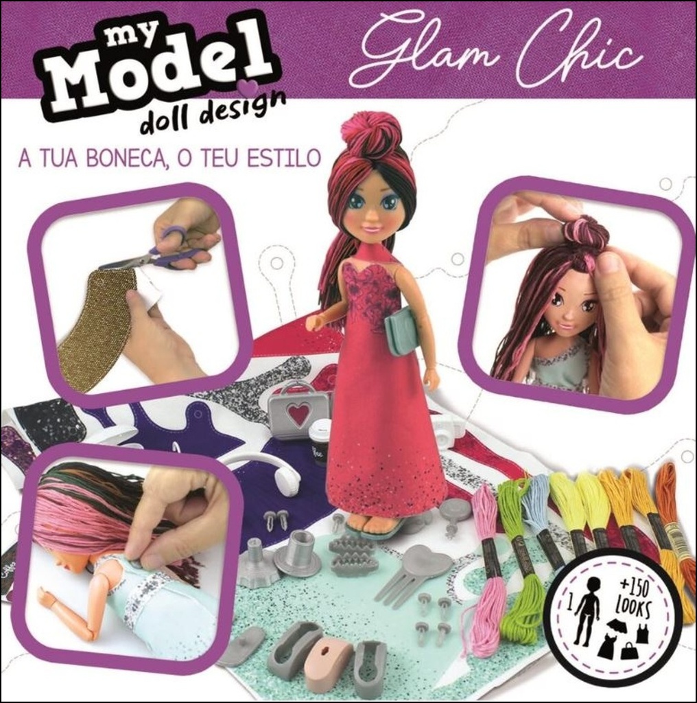 Kreativní sada My Model Doll Design Glam Chic