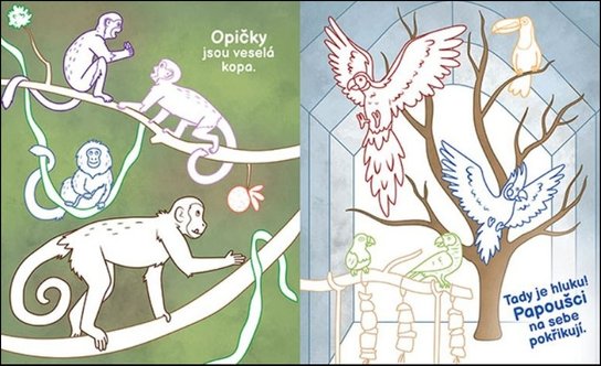 Velké omalovánky Zoo