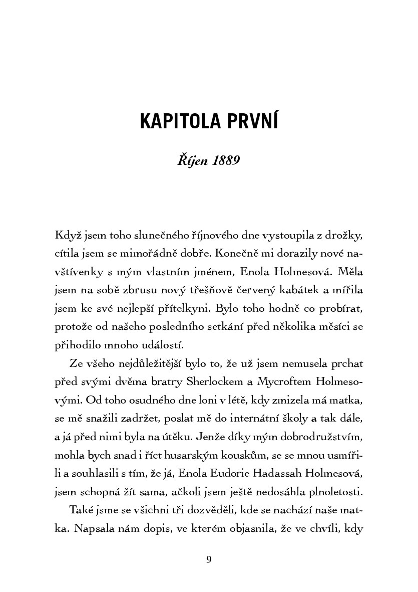 Enola Holmesová - Případ troufalého útěku
