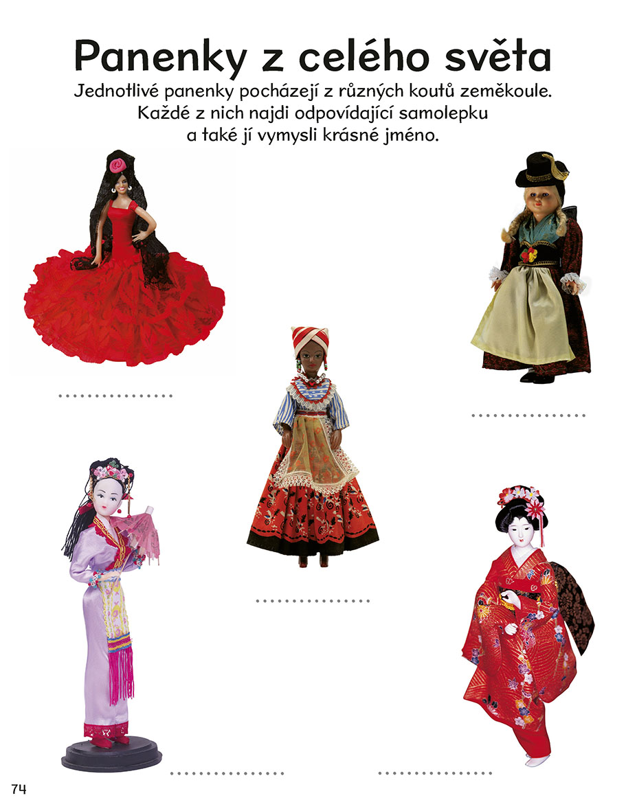 1000 samolepek – Holky