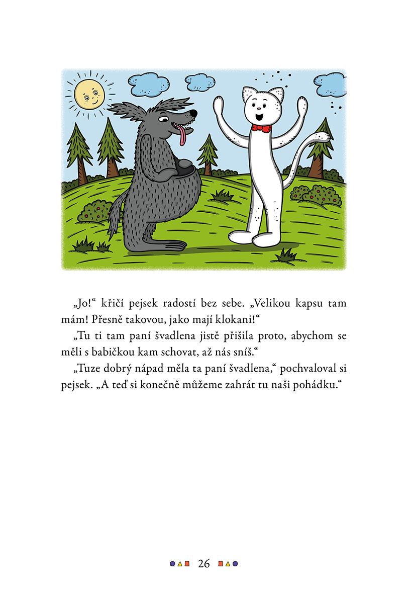 Pohádkový příběh pejska a kočičky
